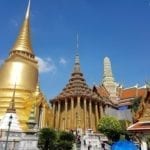 Upper platform inside of the Emerald Buddha Temple